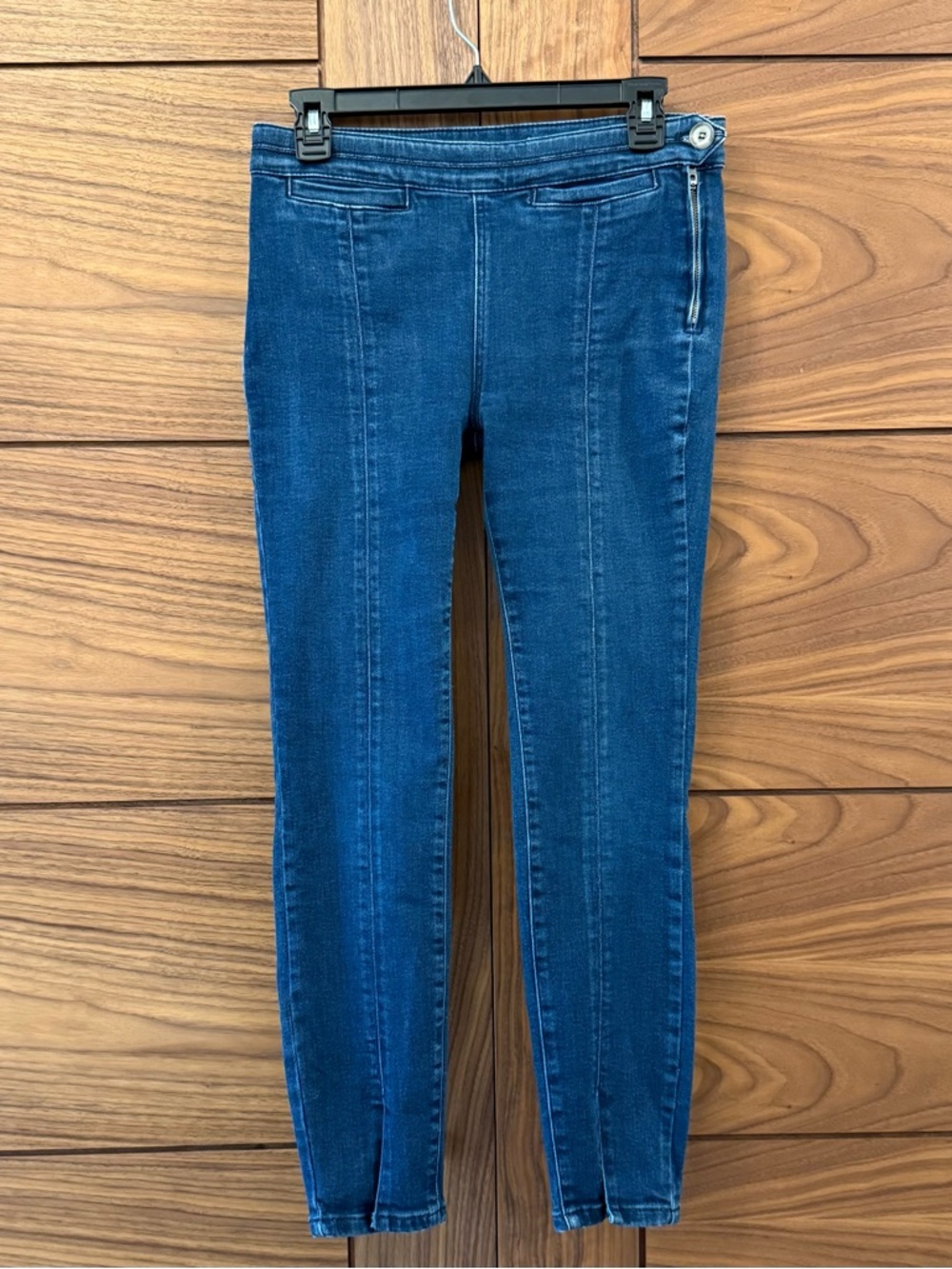 Anthropologie Pilcro and the Letterpress High-Rise Skinny Side Zip Jeans 26